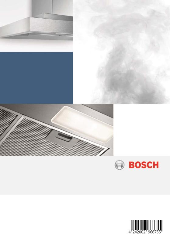 Bosch DWK98PR60 User Manual