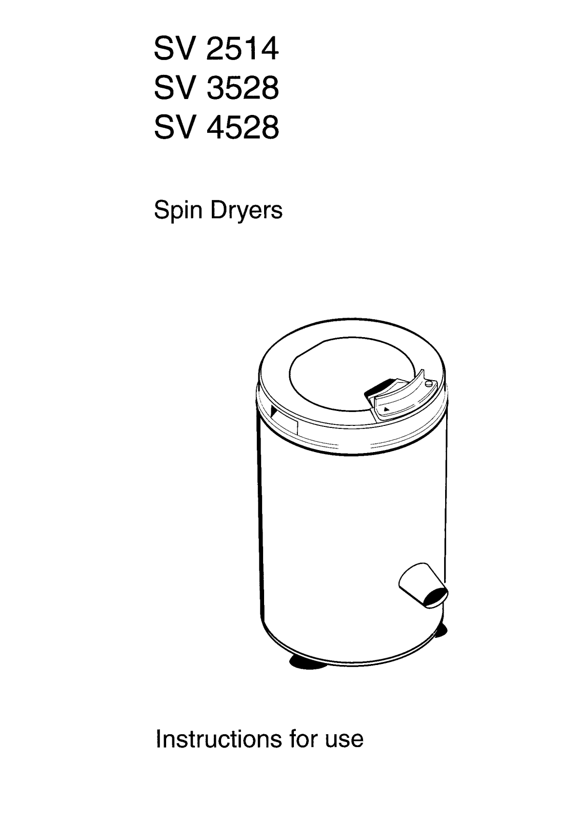 AEG-Electrolux SV3528, SV25-14, SV4528 User Manual