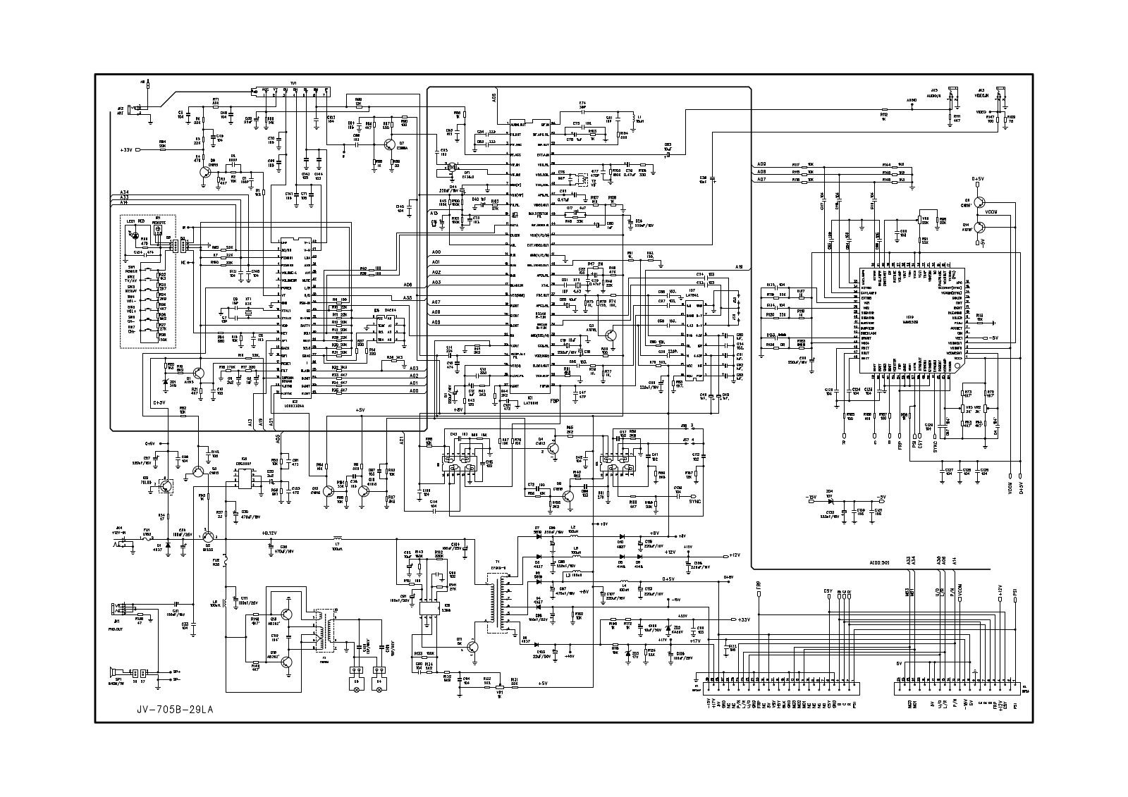 MIYOTA JV-705B Schematic