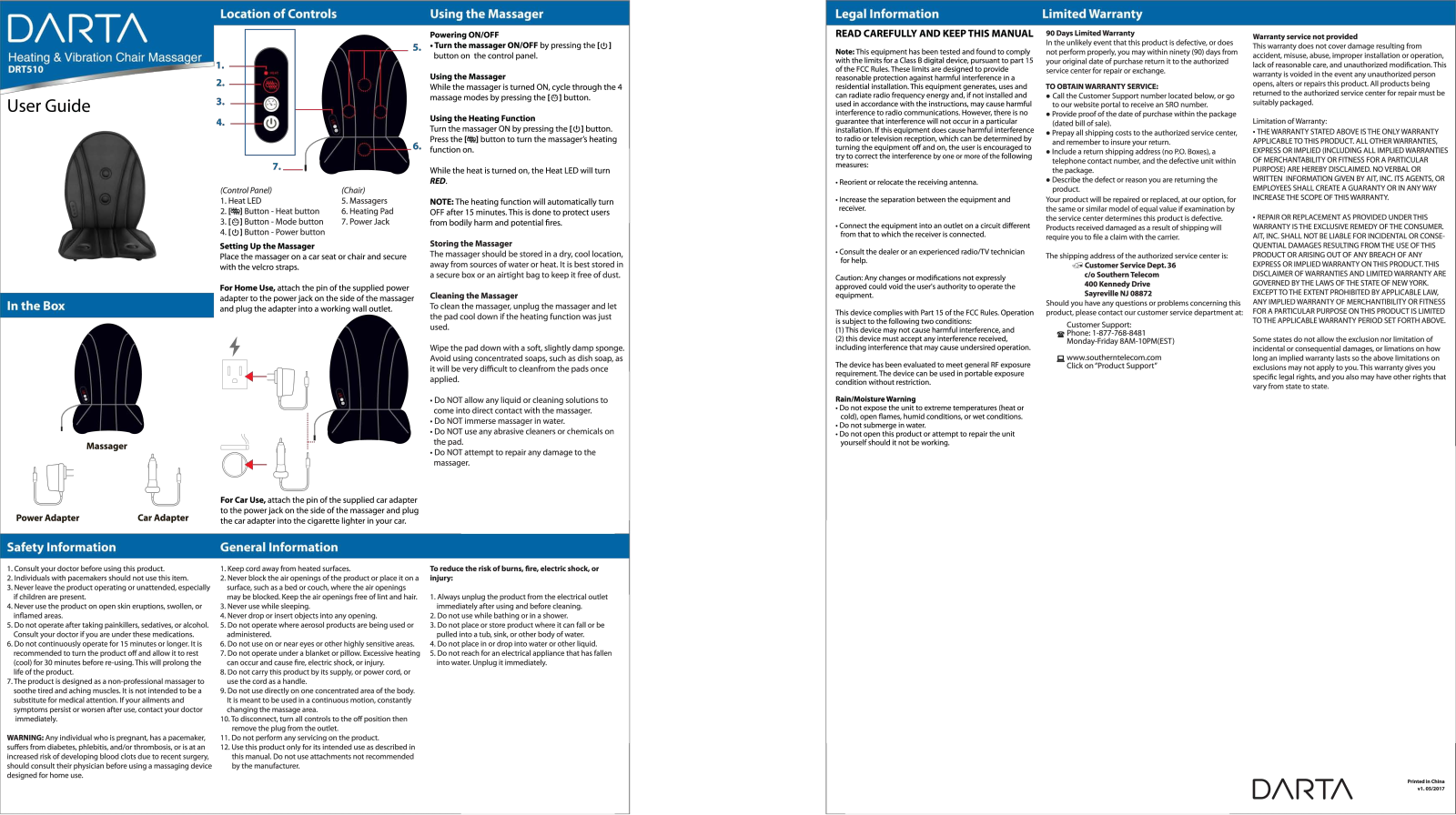 Darta DBT510 User Manual