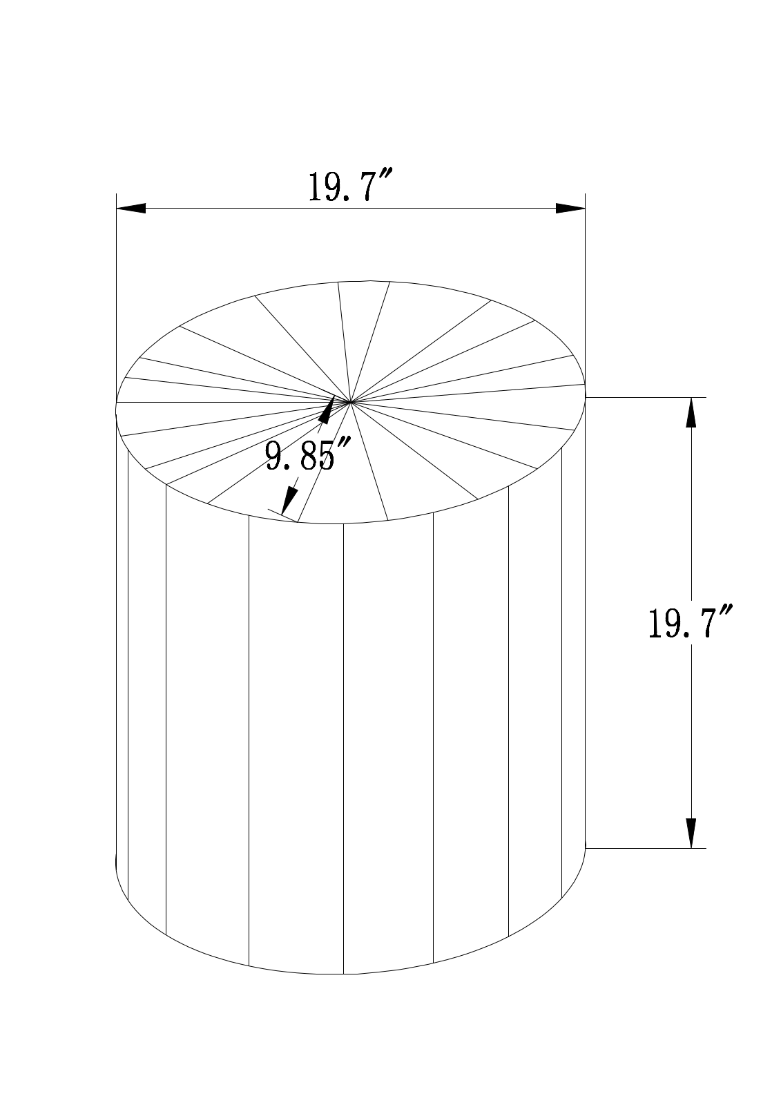 Joss & Main W003498122 Dimensions - ManualMachine.com