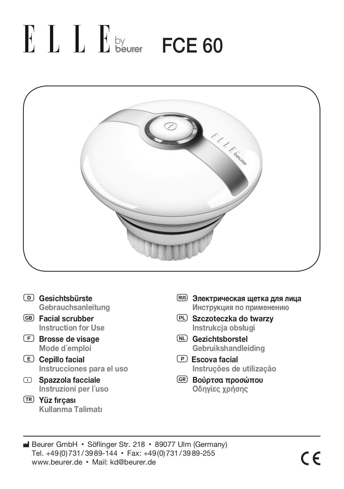 Beurer FCE 60 User Manual