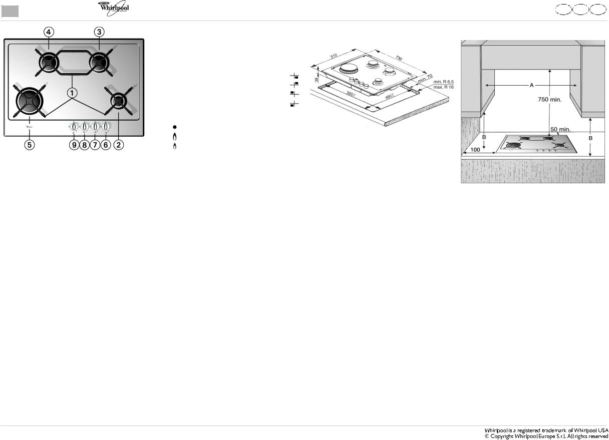 Whirlpool AKT 776 DATASHEET