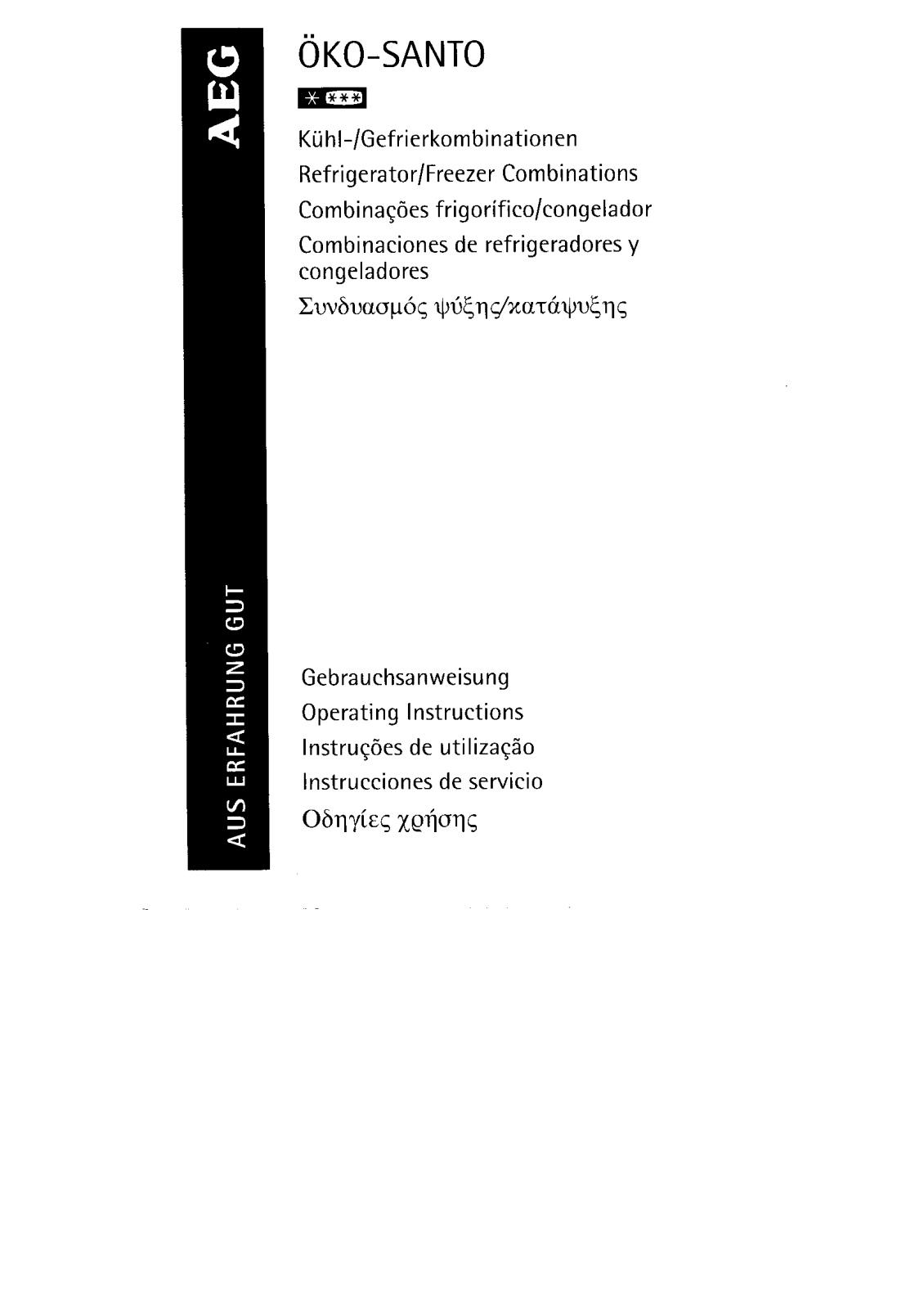 AEG-Electrolux S3036-4KG User Manual