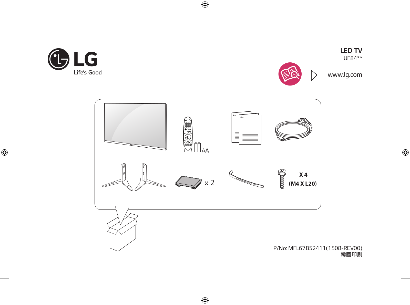 LG 55UF8400 Owner’s Manual