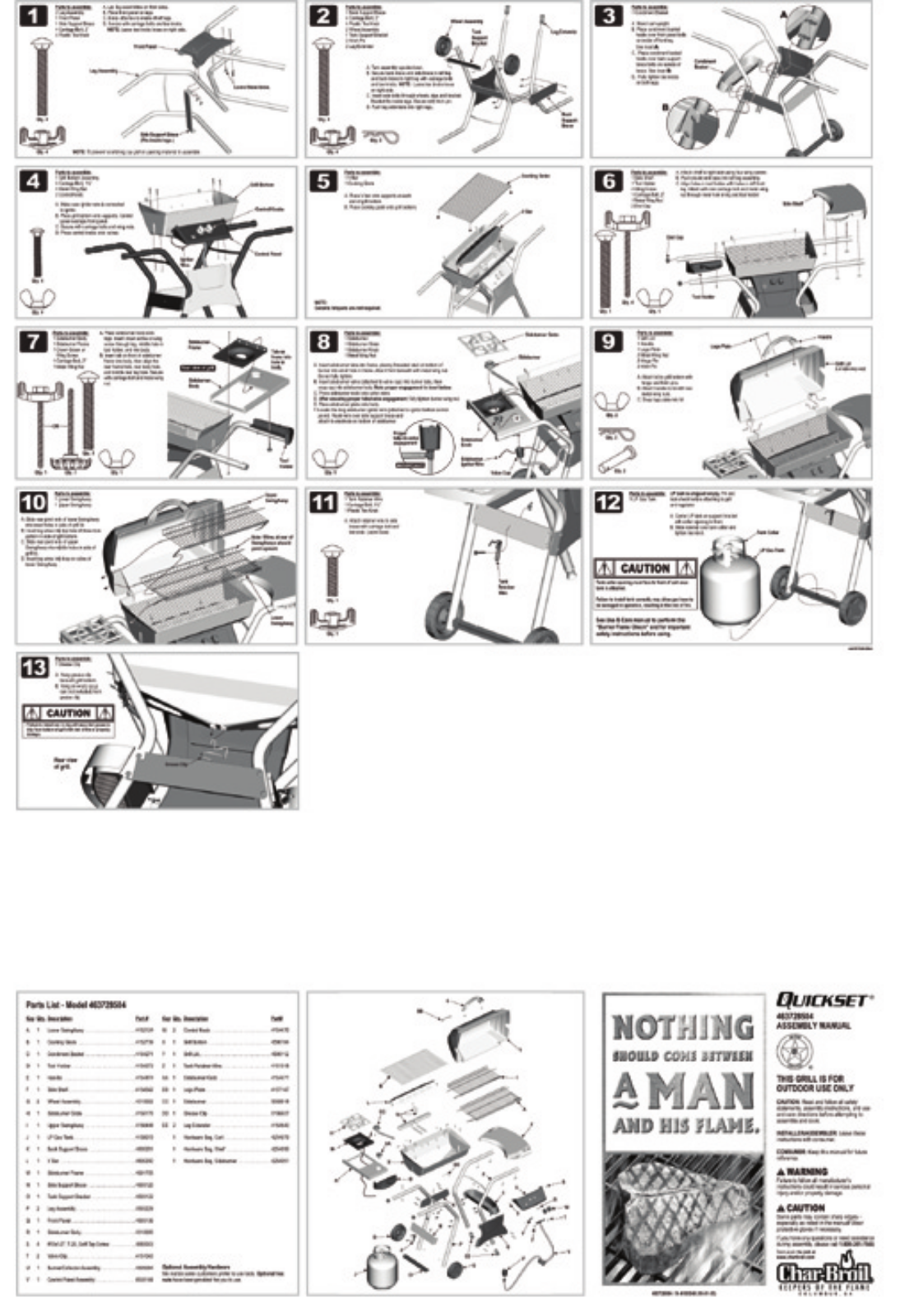 Charbroil 463728504 Owner's Manual