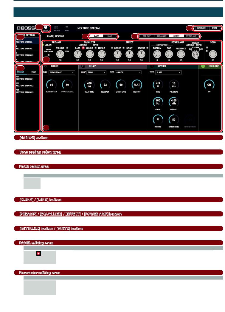 Boss Nextone Special User Guide