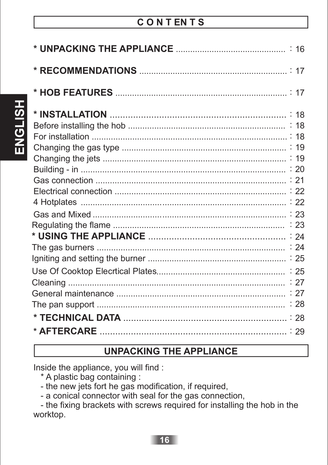 Candy PLE 64 User Manual