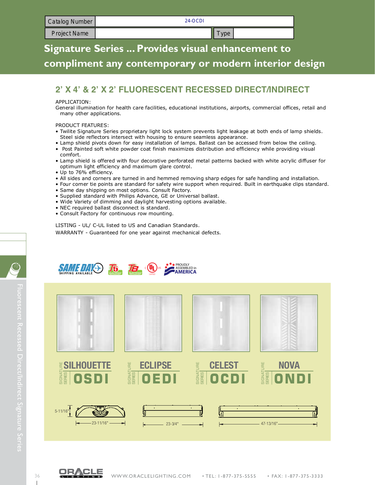 Oracle OCDI-22 User Manual