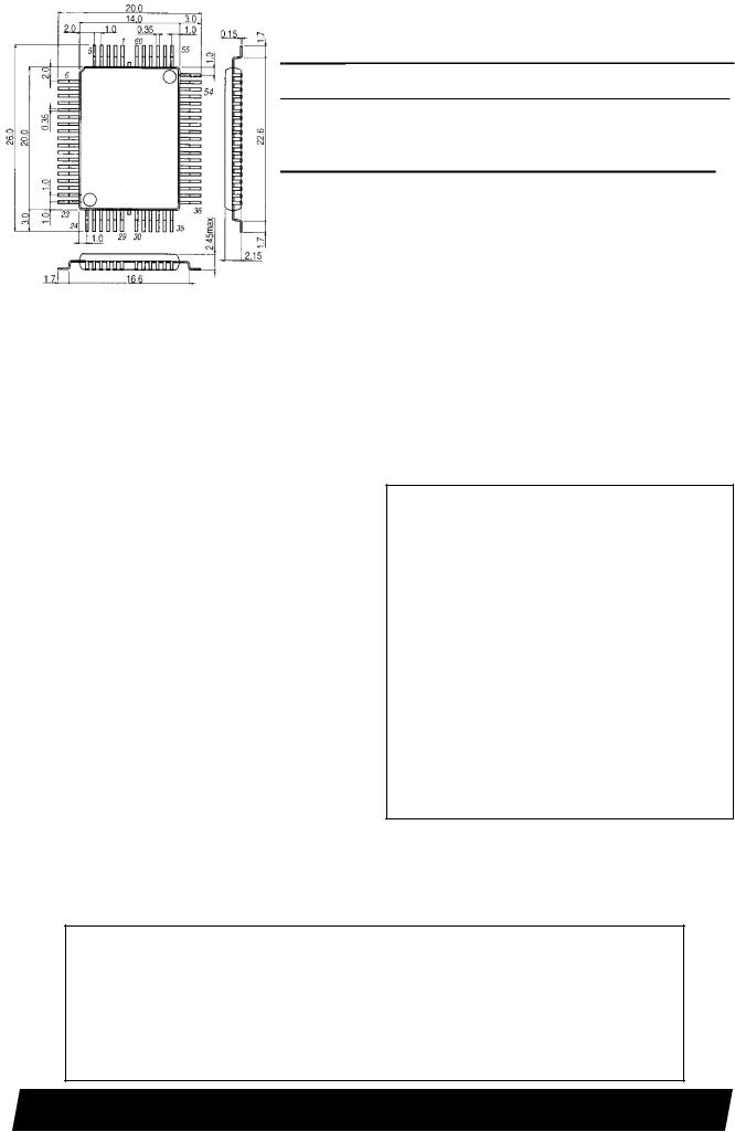 Sanyo LC7982A Specifications