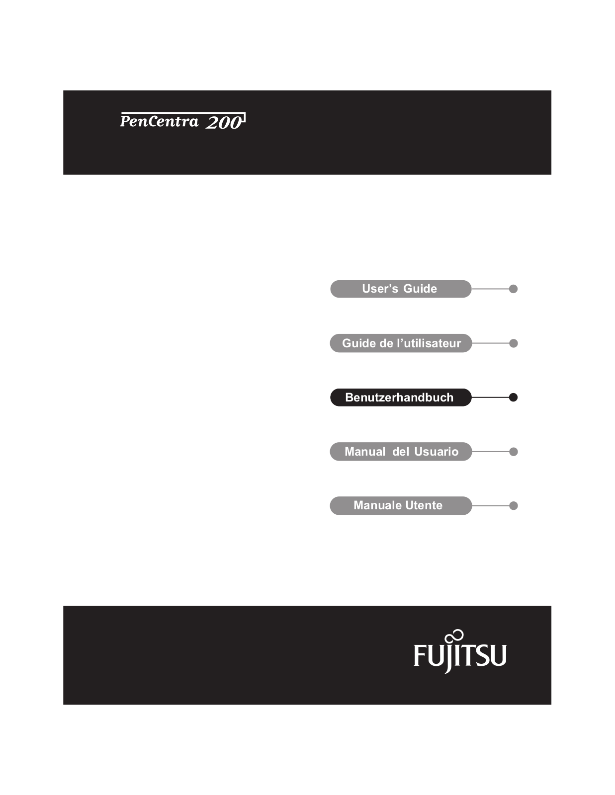 Fujitsu PenCentra 200 User Guide