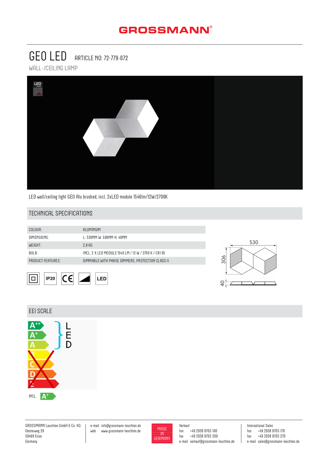 grossmann GEO LED Service Manual - ManualMachine.com