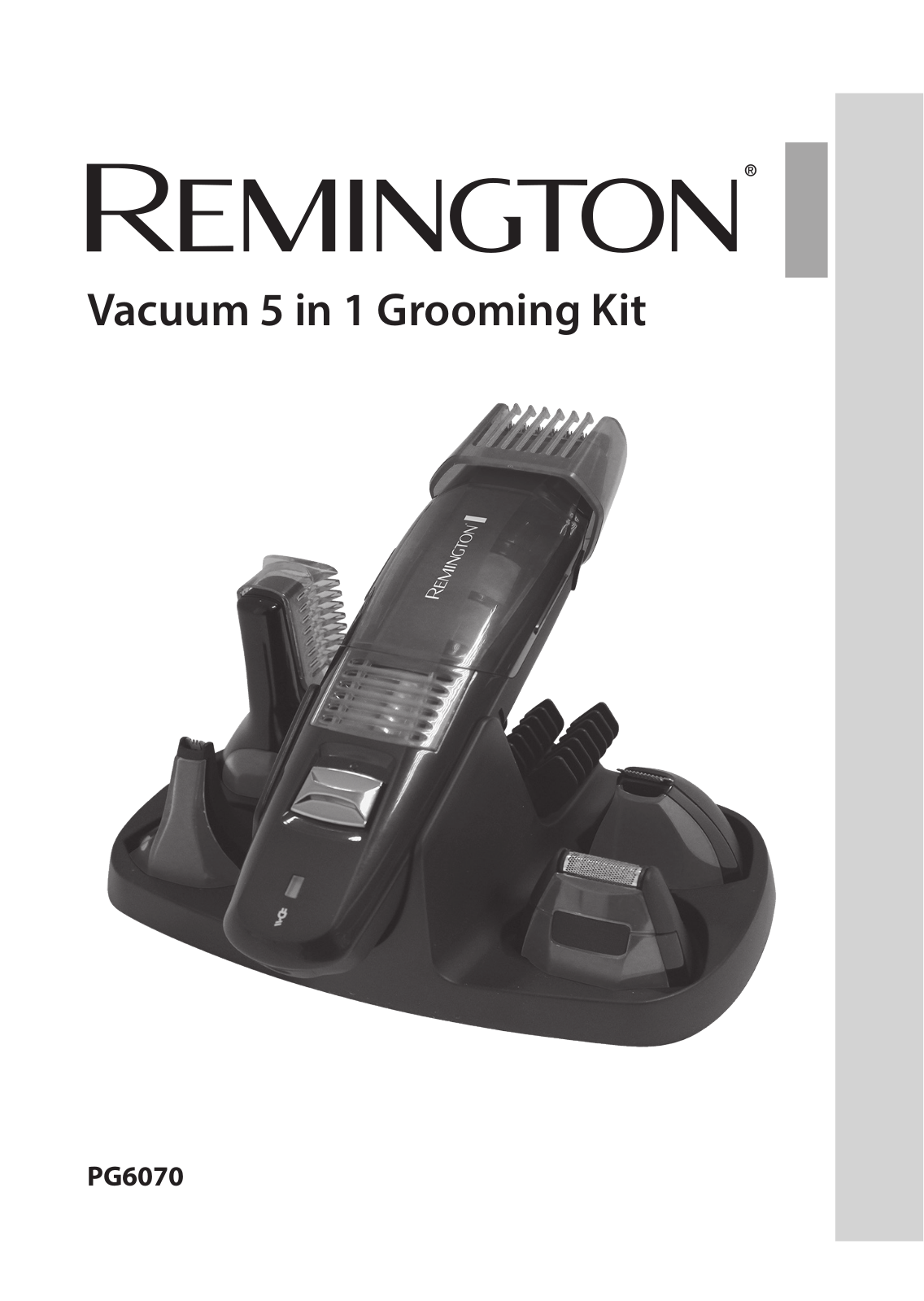 Remington PG6070 User Manual