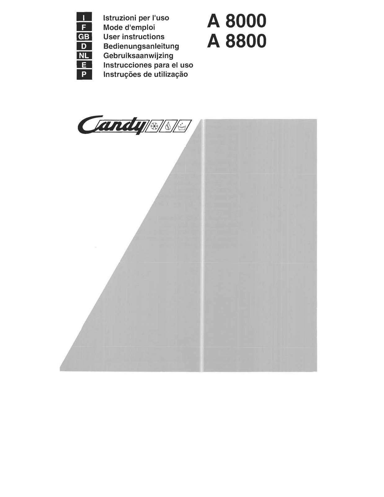 Candy A8000, A8800 User Manual