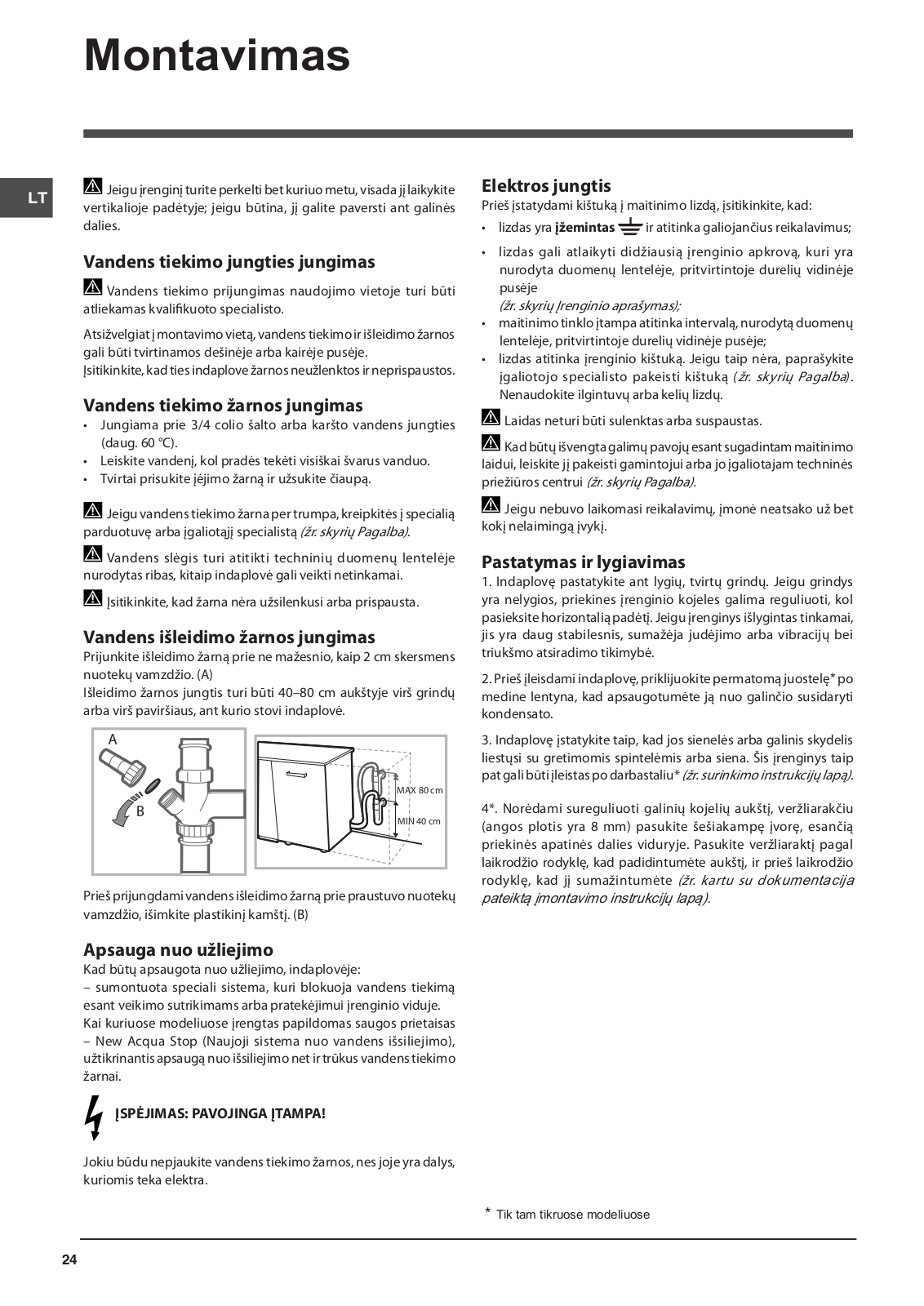 INDESIT DFP 58T94 Z NX User Manual