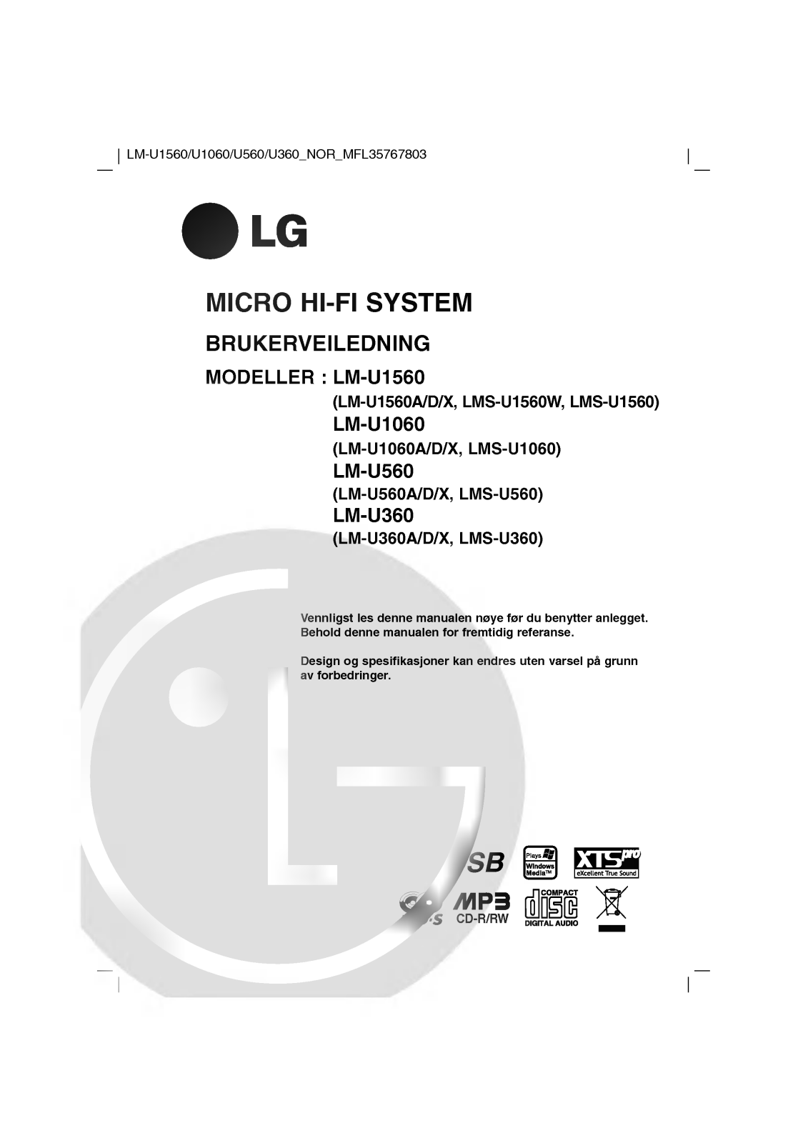 LG LM-U360D User manual