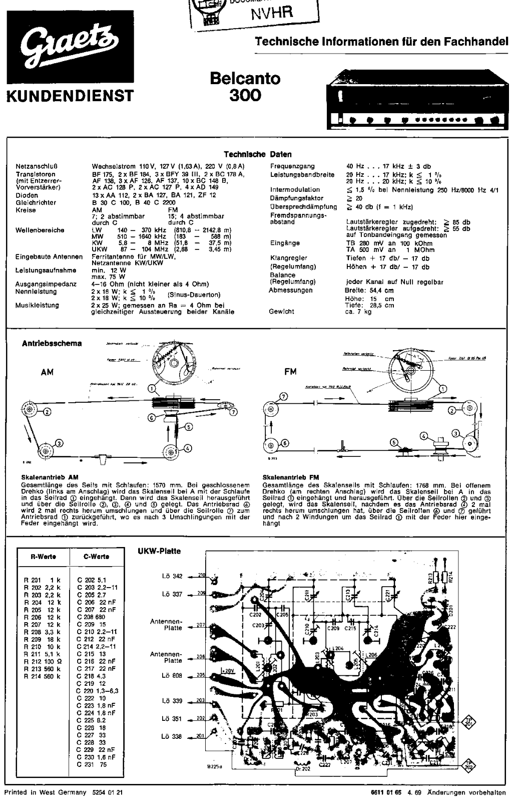 Graetz 300Belcanto Schematic