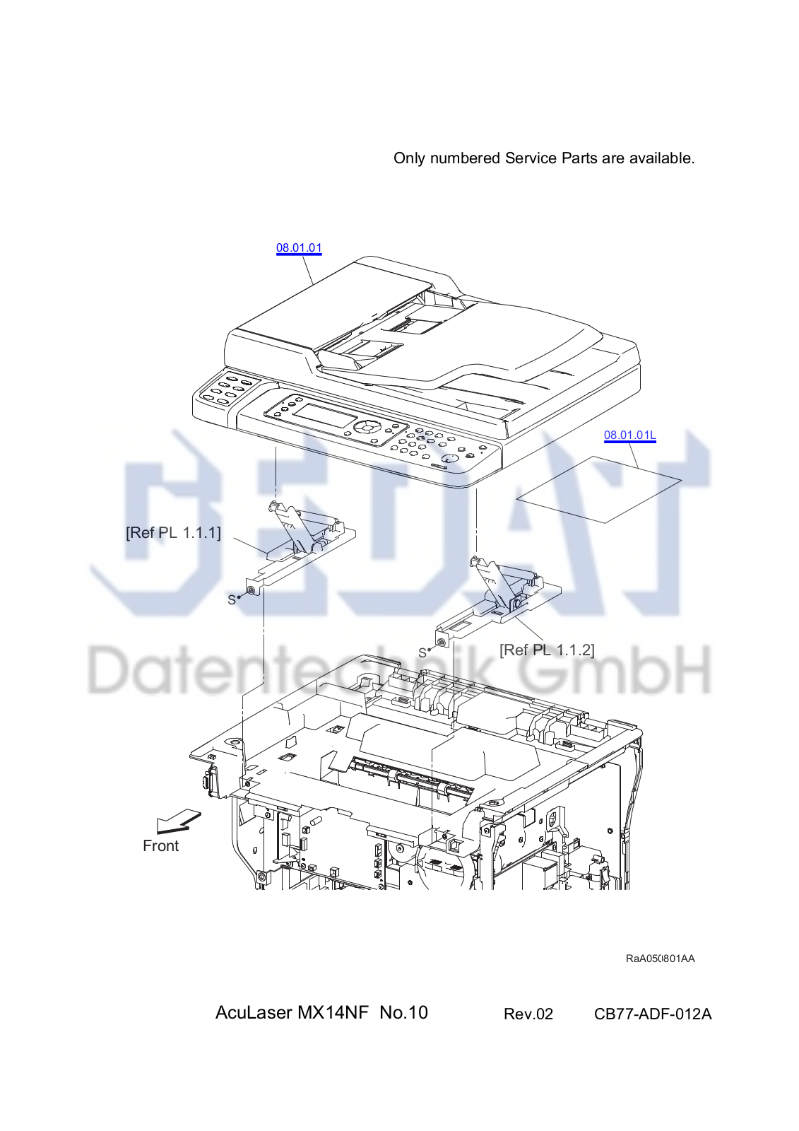 Epson LP-M120, LP-M120F, MX14, MX14NF User Manual