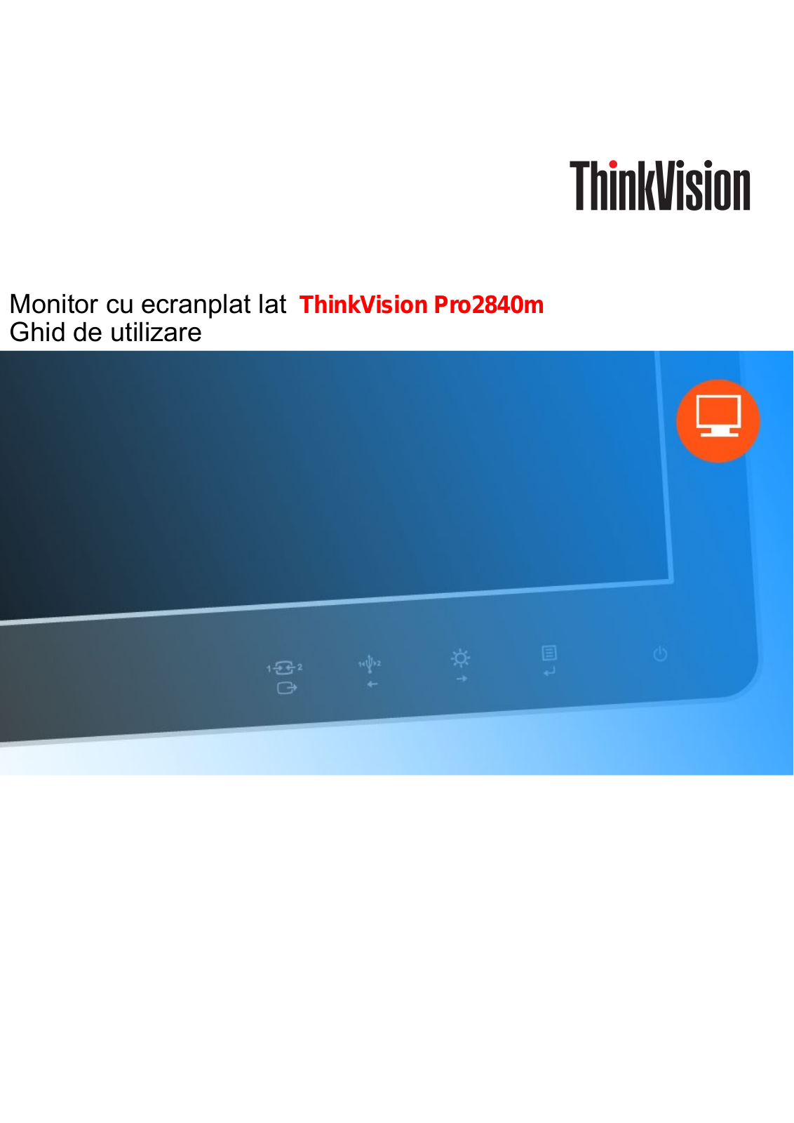 Lenovo ThinkVision Pro2840m User guide