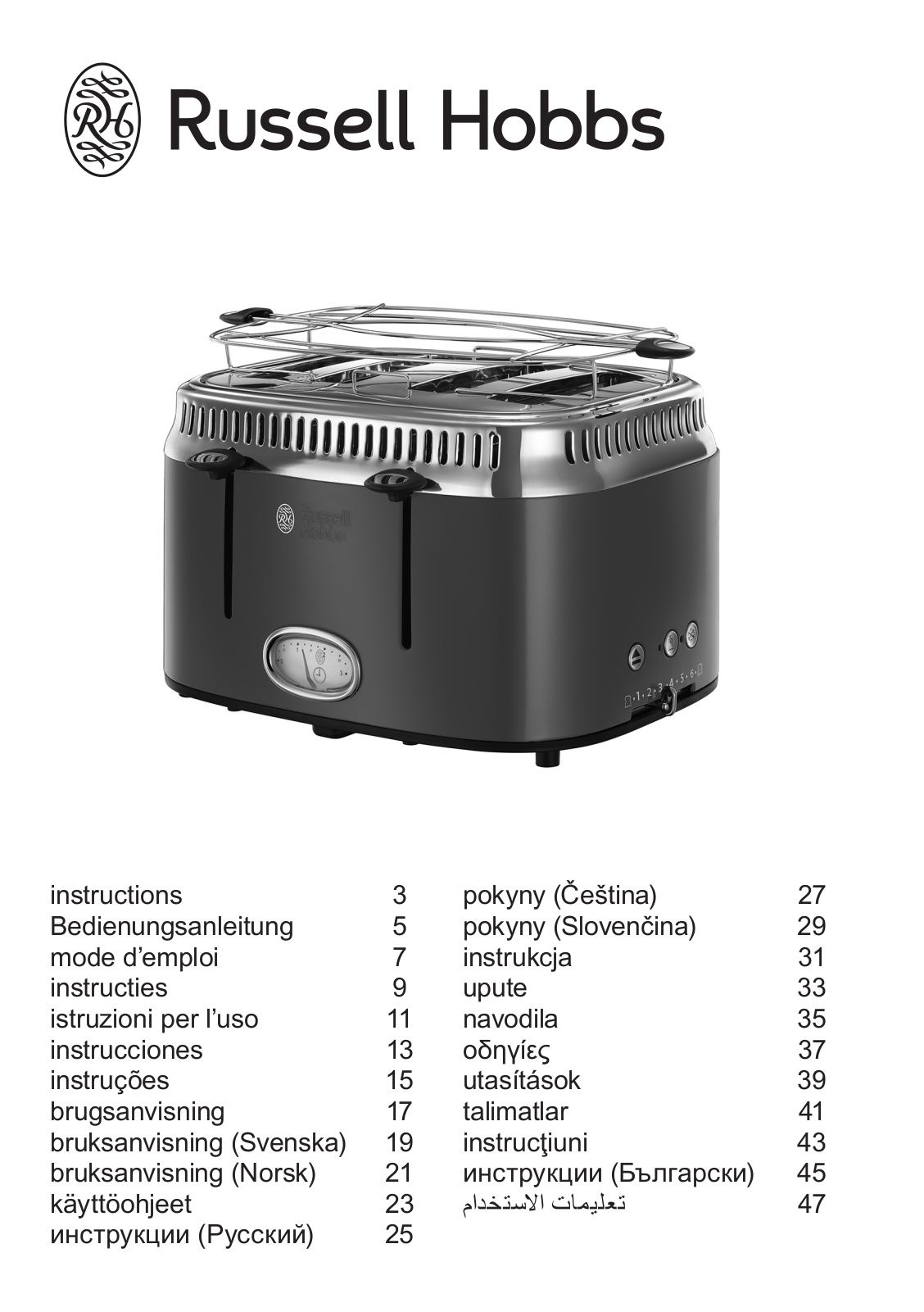 Russell Hobbs 21690-56 operation manual