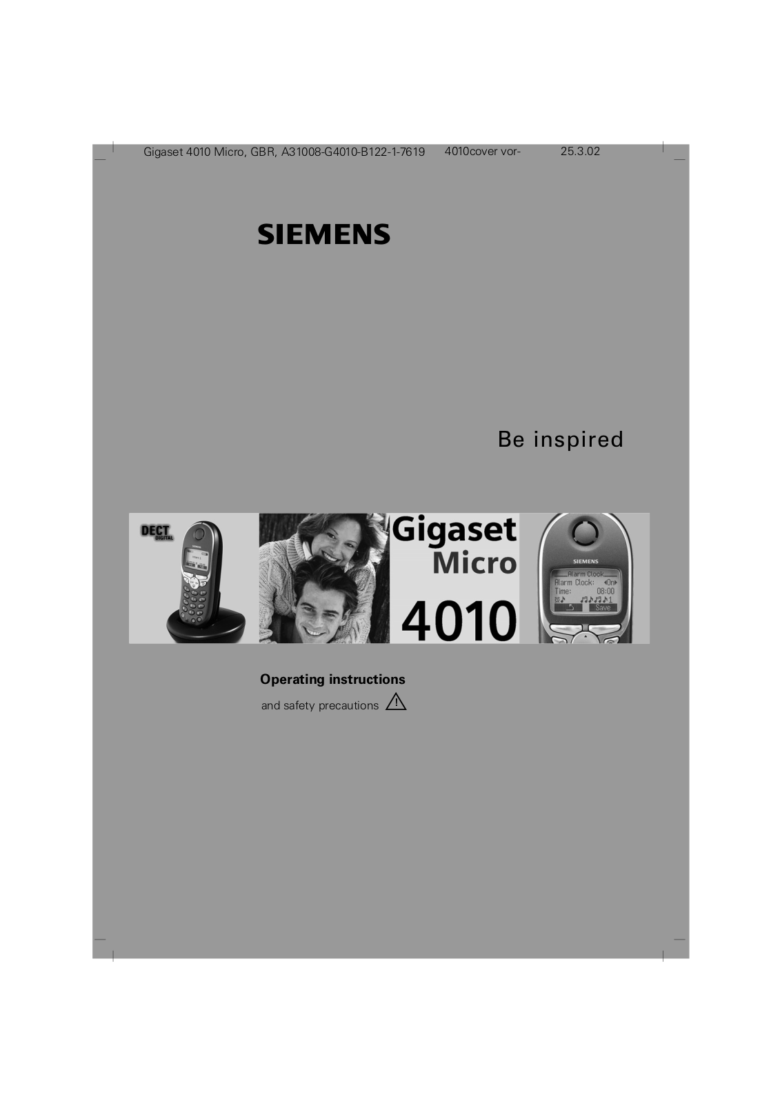 Siemens 4010 Operating instructions