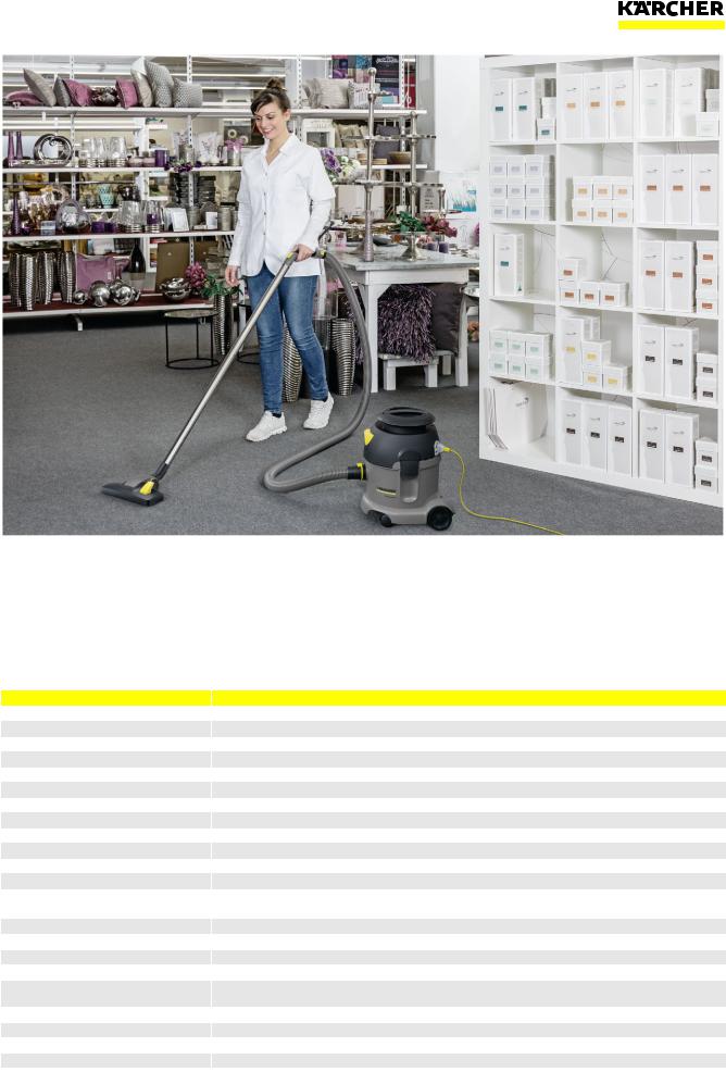 Karcher T 10/1 Adv HEPA Brochure