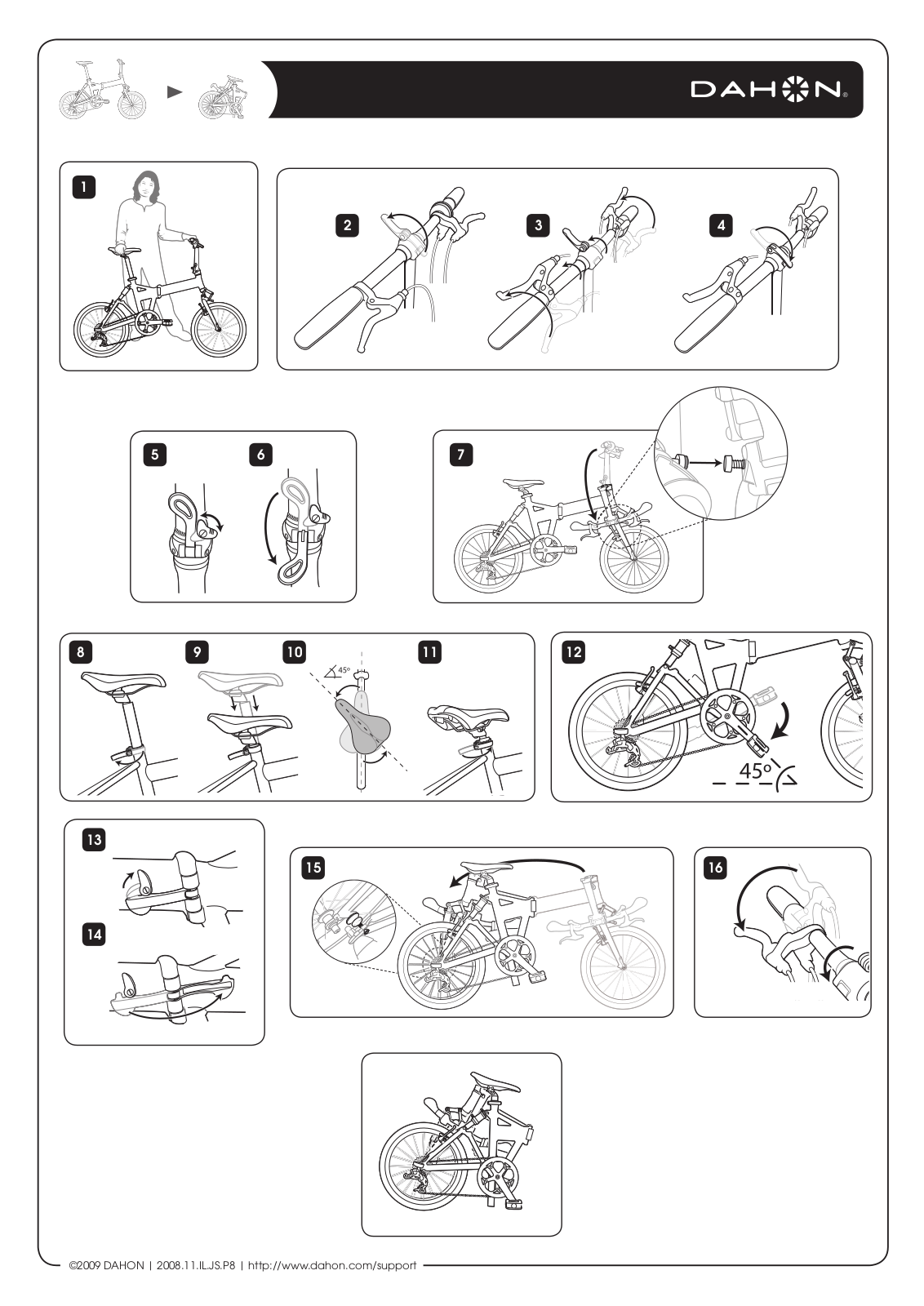 Dahon Jetstream P8 User Manual