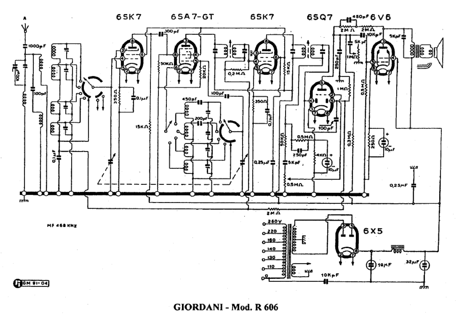 Giordani r606 schematic - ManualMachine.com
