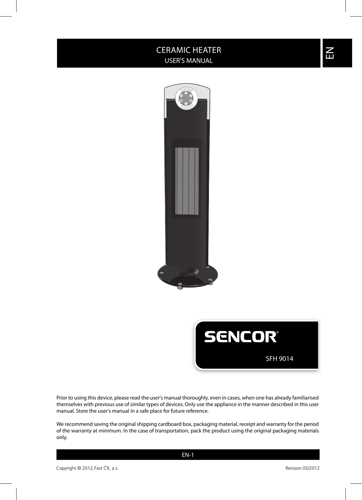 Sencor SFH 9014 User Manual