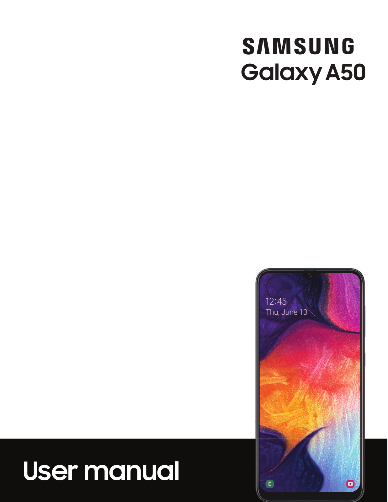 Samsung Galaxy A50 Blue User manual