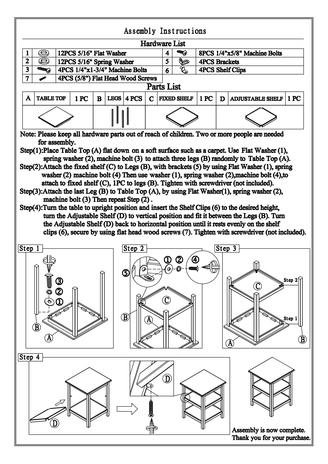 Lark Manor™ DRBC8543 Installation & Assembly - ManualMachine.com