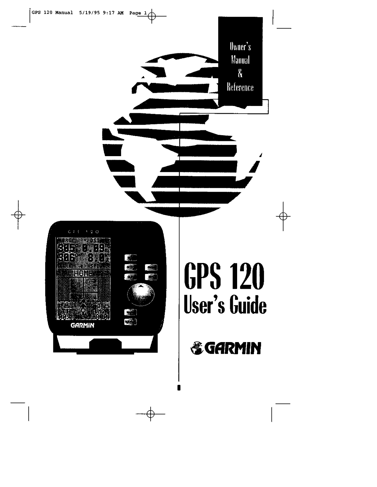 Garmin GPS 120 User Manual