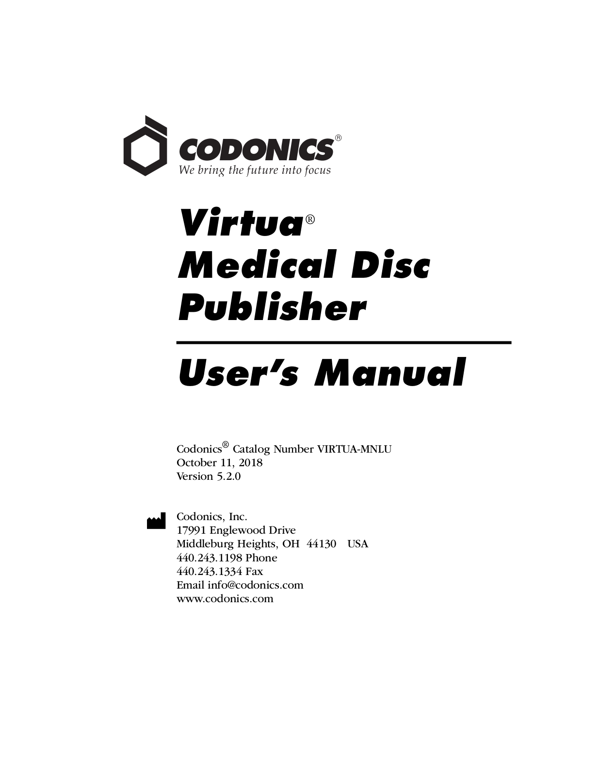 Codonics VIRTUA User Manual - ManualMachine.com