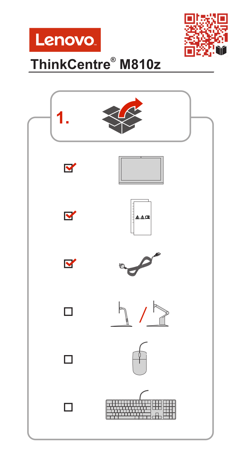 Lenovo ThinkCentre M810z Setup Guide