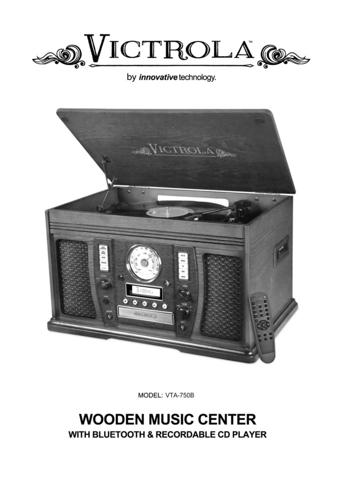 Victrola VTA-750B, ITUT-420, VSC-550BT User Manual