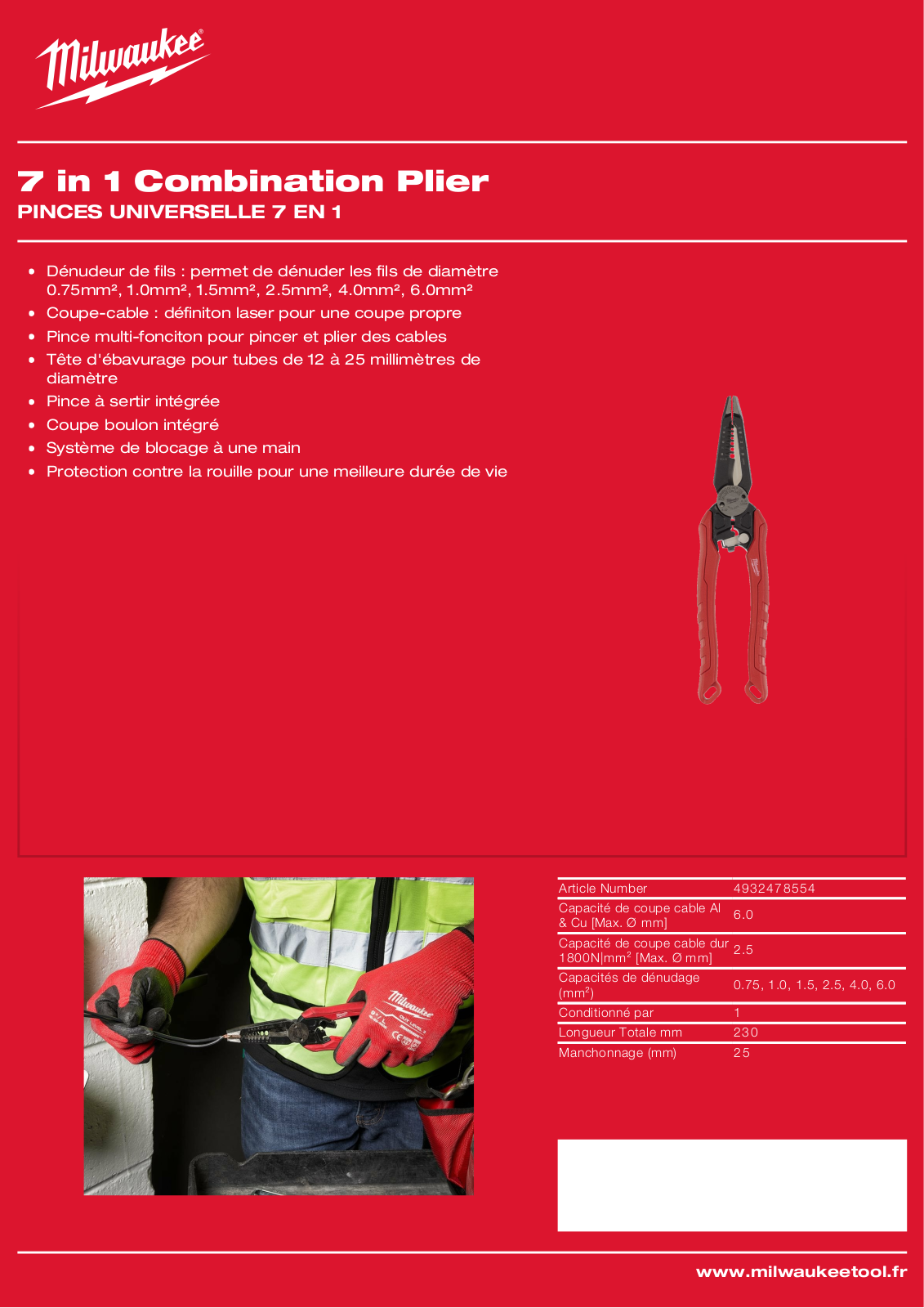 Milwaukee 4932478554 Specification - ManualMachine.com