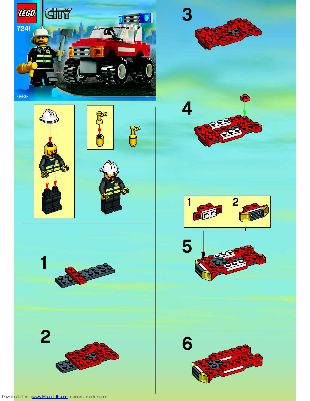 LEGO City 7241 Building Instructions