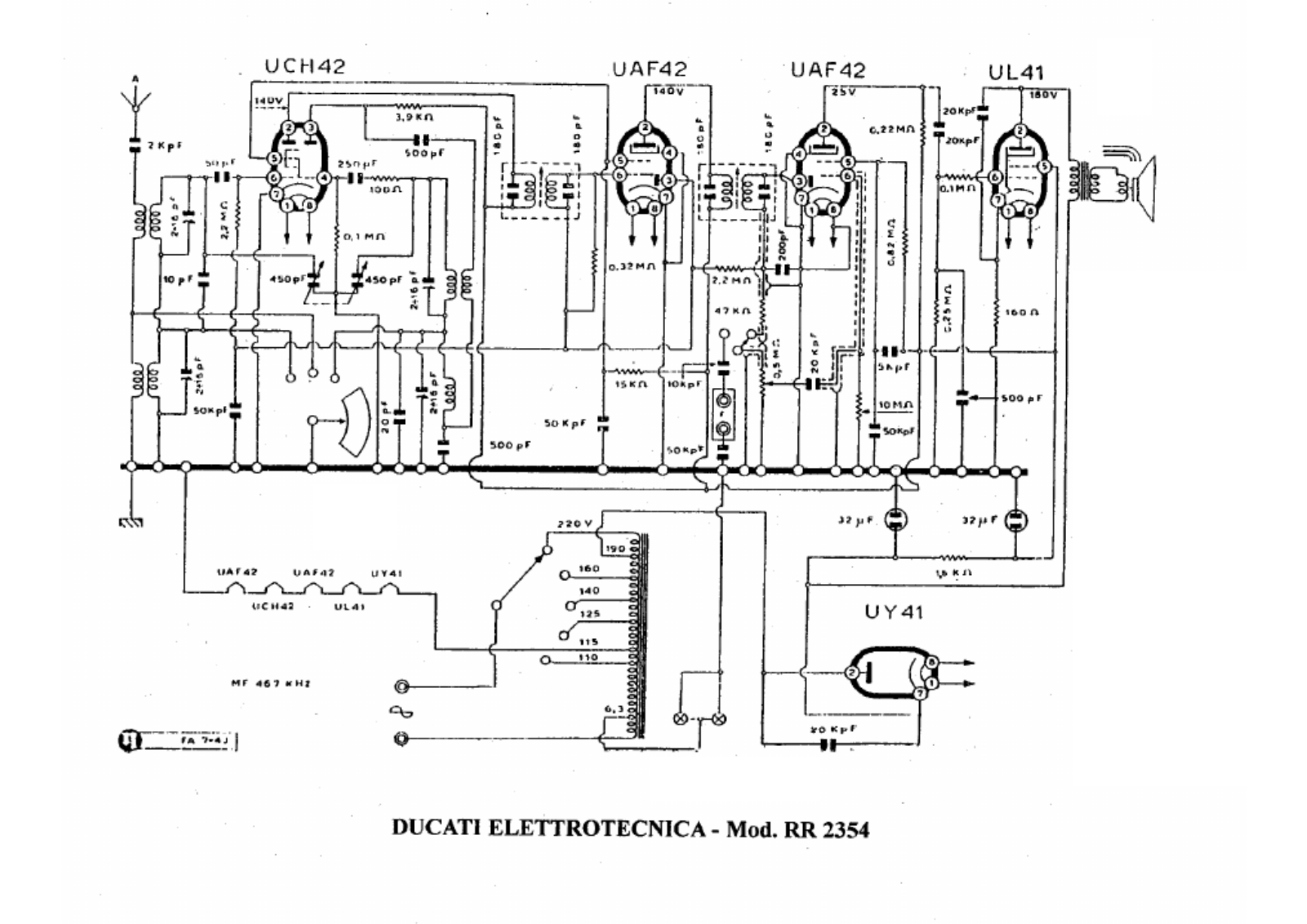 Ducati rr2354 schematic