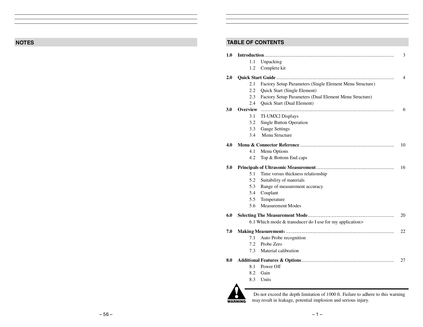 Checkline TI-UMX2 User Manual