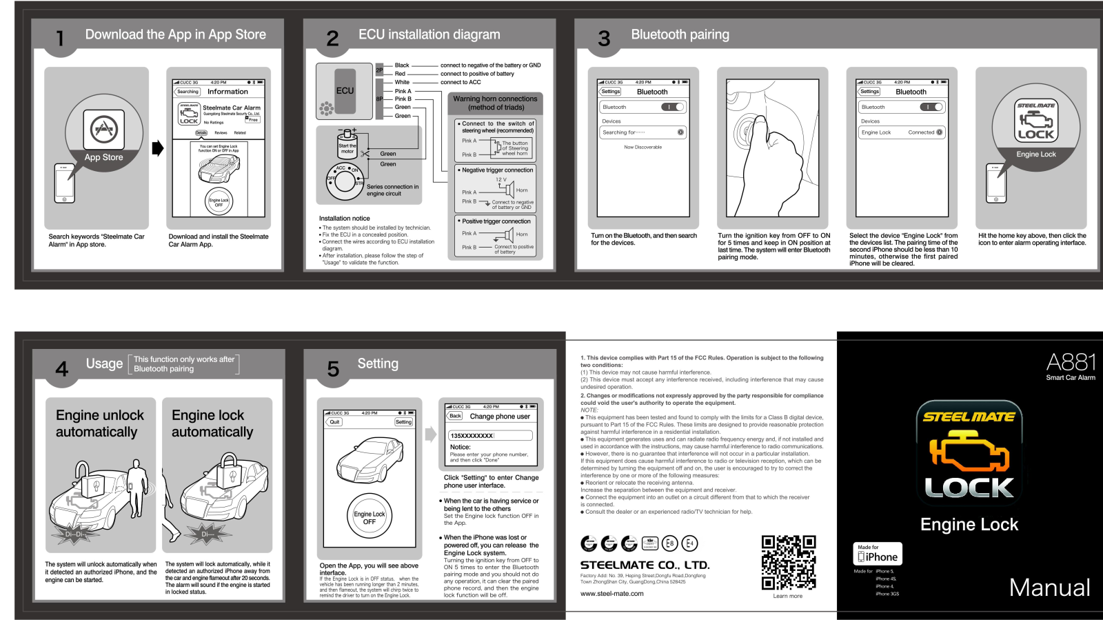 STEELMATE A881 User Manual