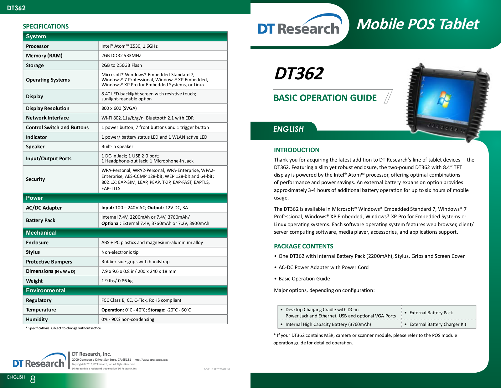 WebDT DT362 User Manual - ManualMachine.com