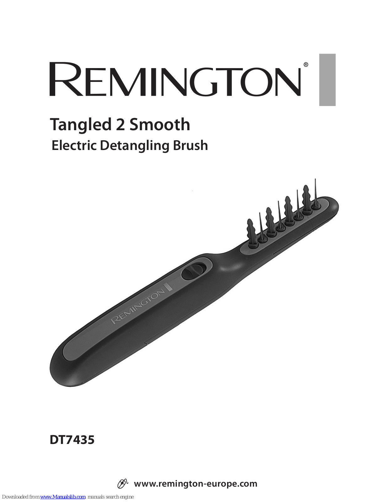 Remington Tangled 2 Smooth DT7435, Tangled 2 Smooth DT7432 User Manual