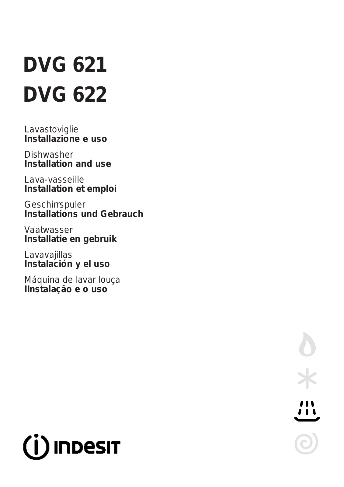 Indesit DVG 621, DVG 622 User Manual