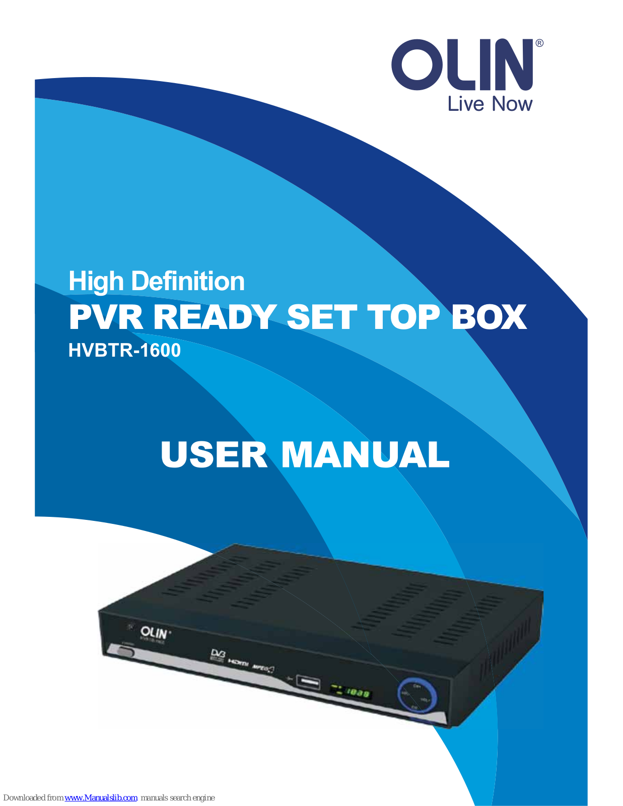 Olin HVBTR1600U, HVBTR-4800, HVBTR-1600 User Manual