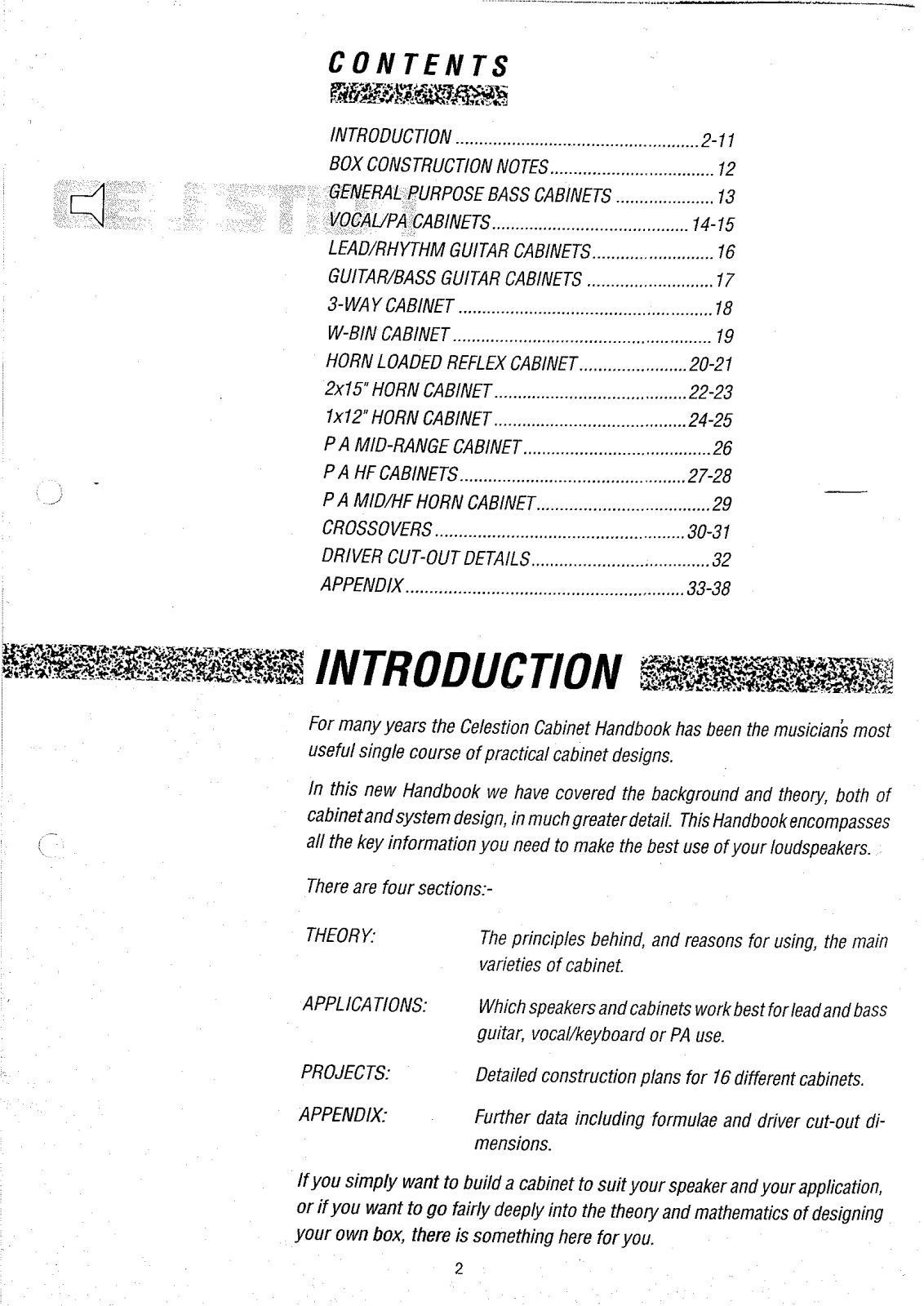 Altec Cabinet Design Design Manual