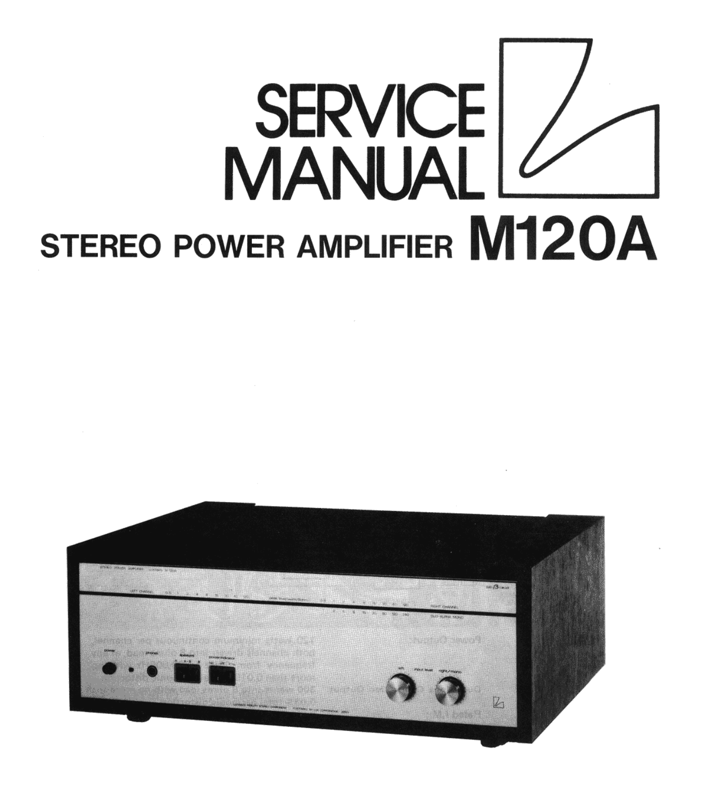 Luxman M-120-A Service manual