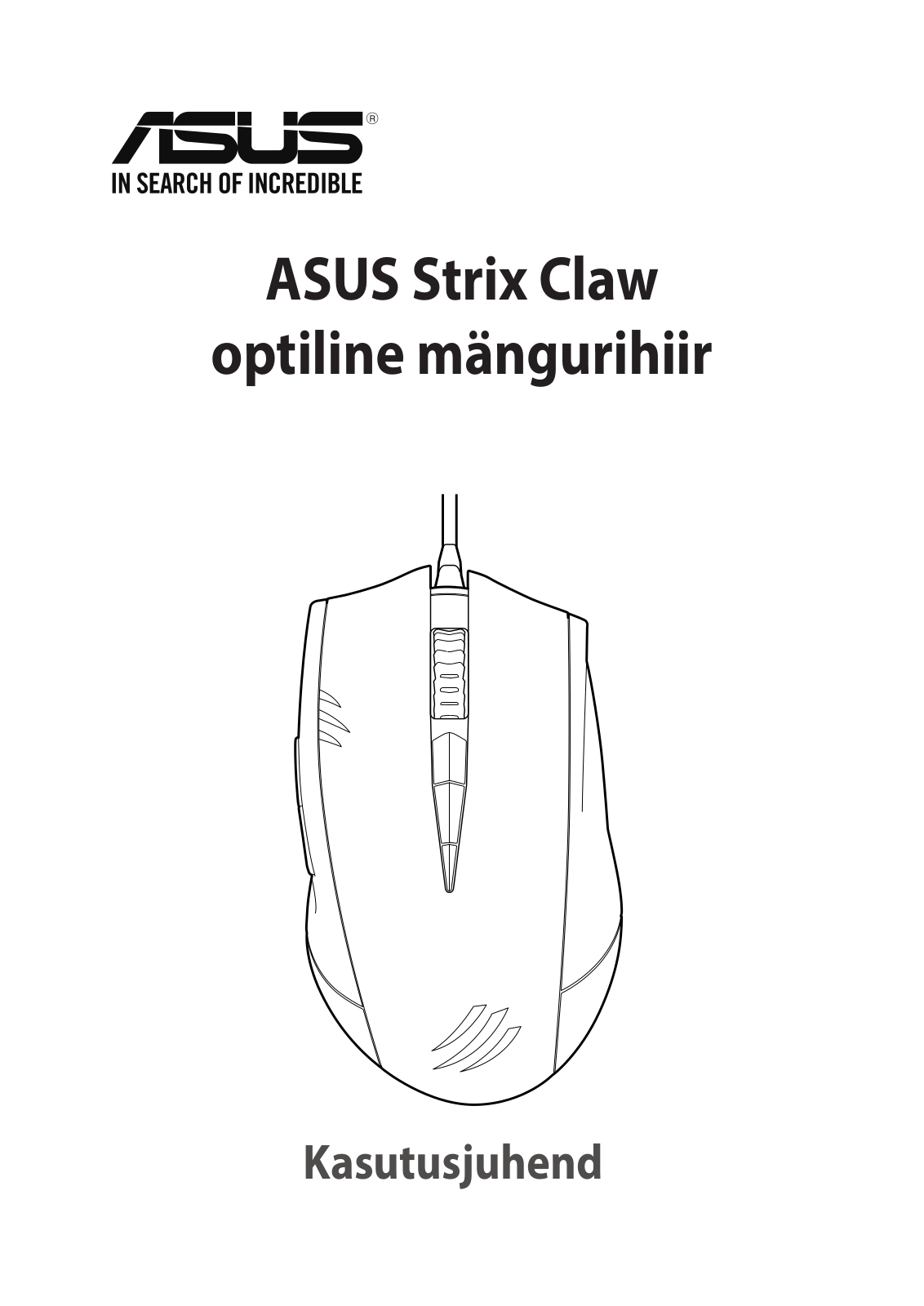 Asus STRIX CLAW User’s Manual