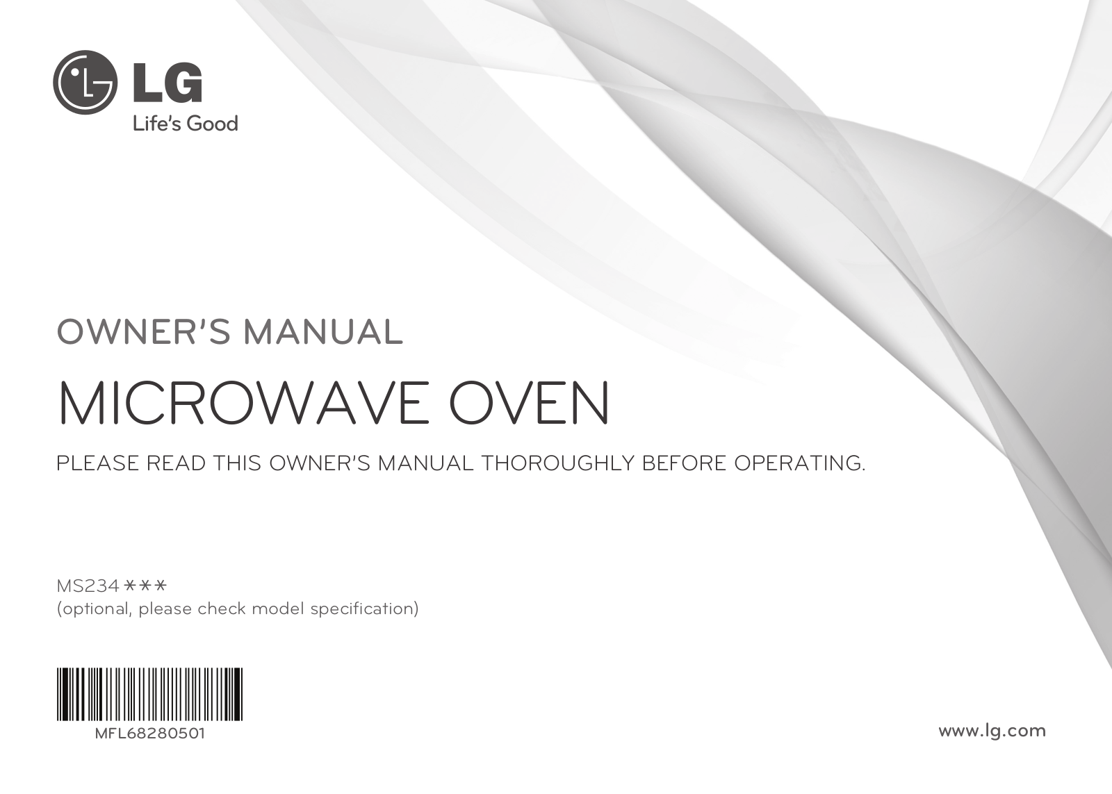 LG MS2344DMW User manual