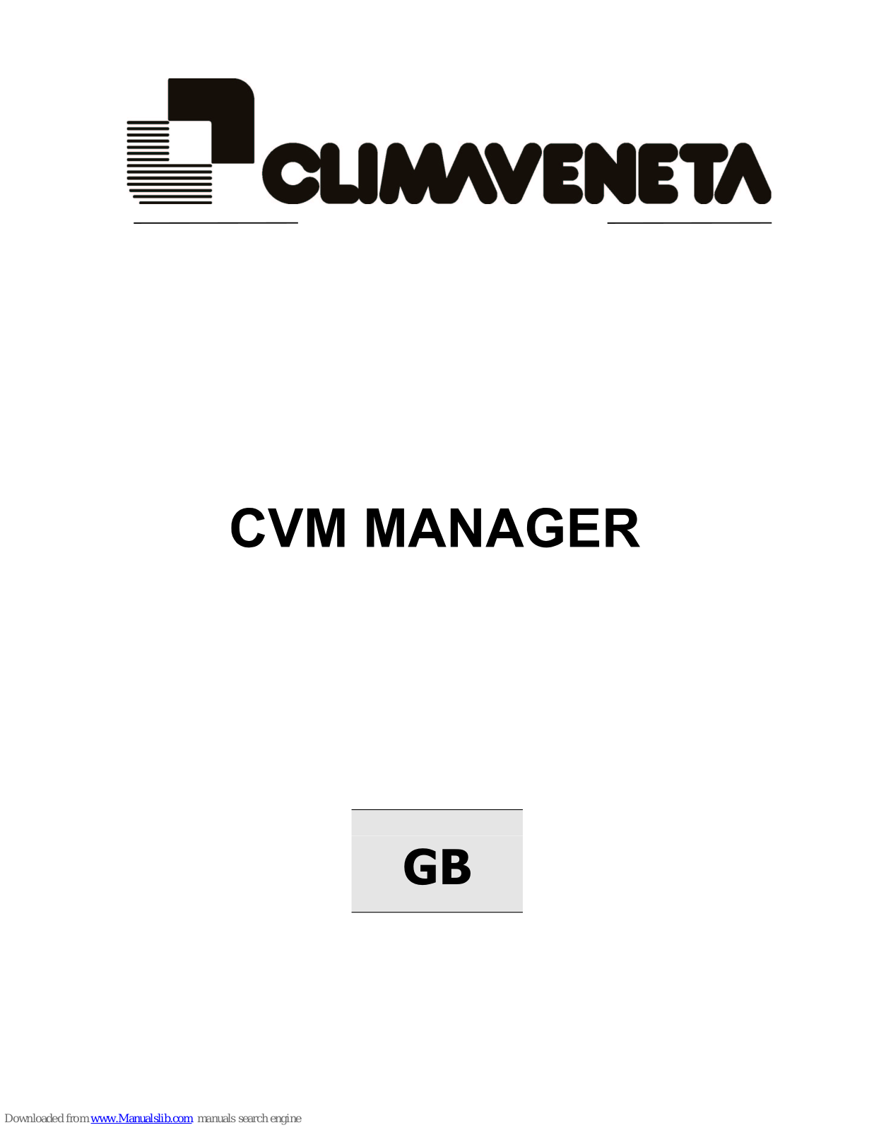 CLIMAVENETA CVM Manager Technical Manual - ManualMachine.com