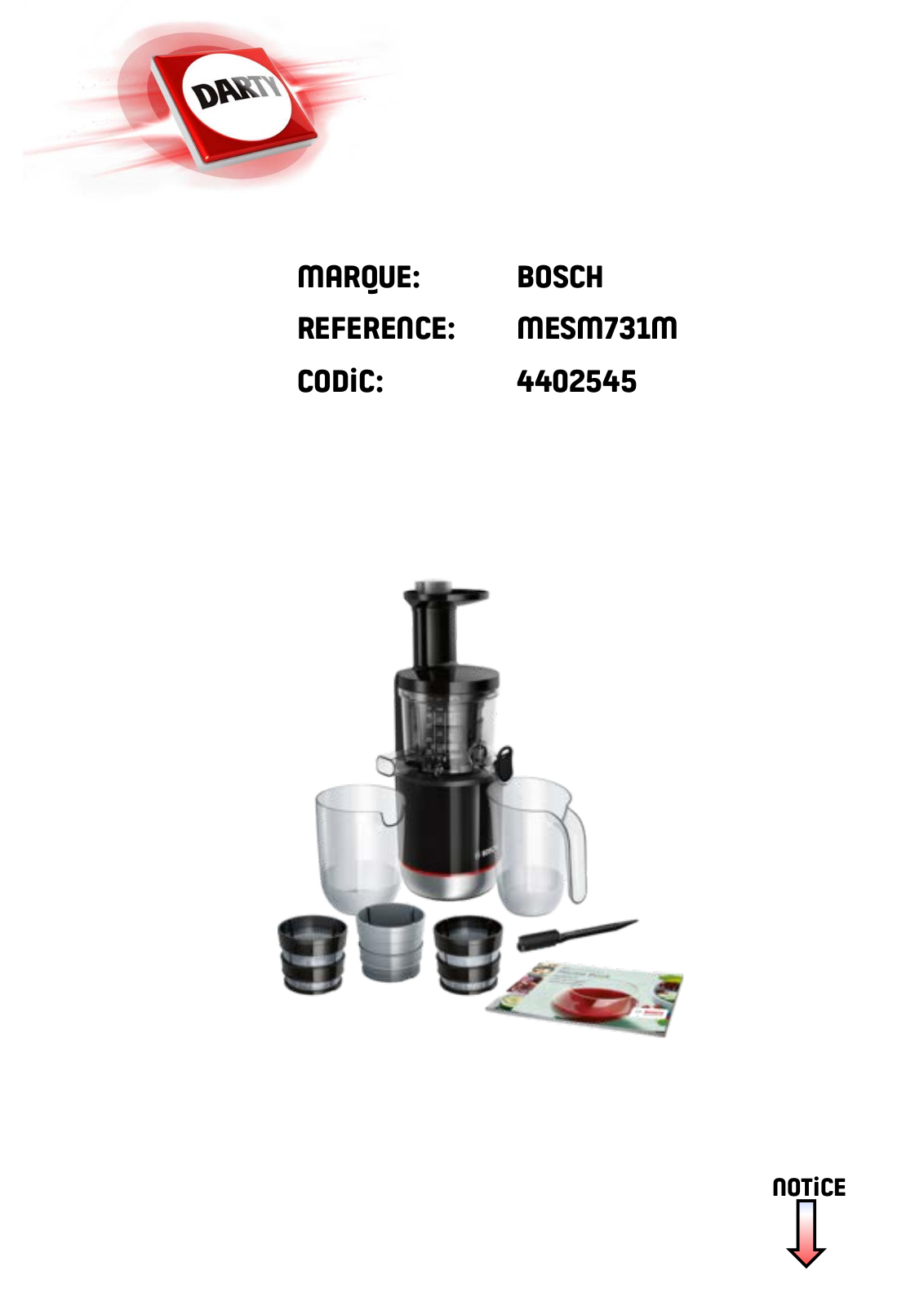 Bosch MESM731M User Manual